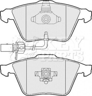 Гальмiвнi колодки дисковi Key-parts KBP2013