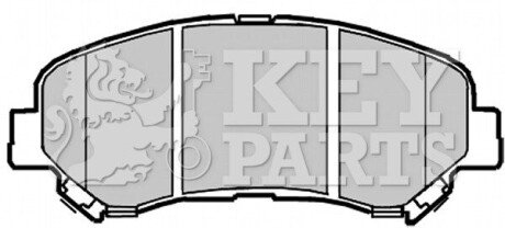 Гальмiвнi колодки дисковi Key-parts KBP2084