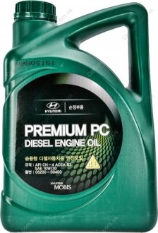 Моторне масло - (оригінал) Kia/Hyundai 05200-00400 (фото 1)