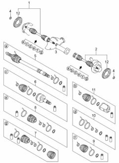 Пыльник шруса Kia/Hyundai 0K01222540 (фото 1)