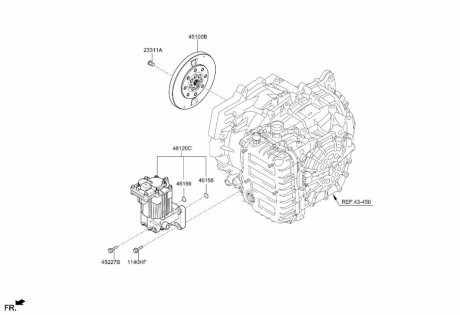 Болт кріплення маховика Kia/Hyundai 2323127000