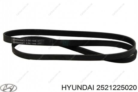 Ремень генератора - Kia/Hyundai 25212-25020