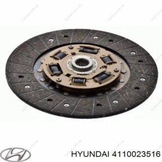 Диск сцепления Kia/Hyundai 41100-23516 (фото 1)