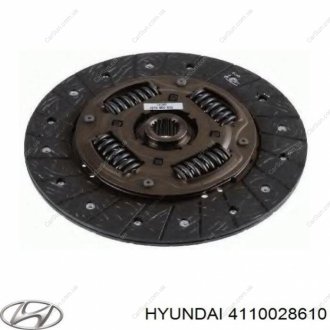 Диск зчеплення (вир-во) Kia/Hyundai 4110028610 (фото 1)