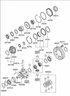 КОРПУС ДИФЕРЕНЦАЛА Kia/Hyundai 458223A600