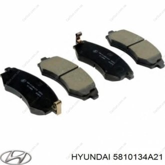 Гальмівні колодки - (оригінал)) Kia/Hyundai 58101-34A21 (фото 1)