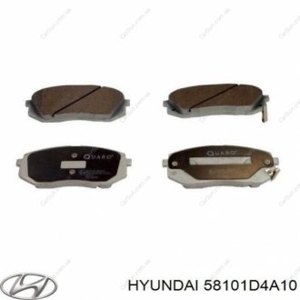 Колодки гальмівні задн Kia/Hyundai 58101D4A10 (фото 1)