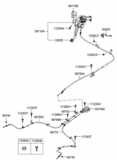 Автозапчасть Kia/Hyundai 597703L001DS (фото 1)