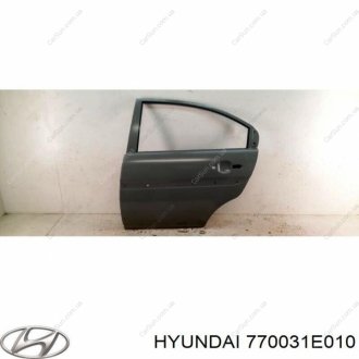 Фільонка двері задньої левої Kia/Hyundai 770031E010