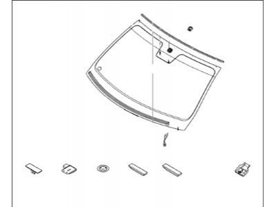 Скло лобове Kia/Hyundai 861103M020 (фото 1)