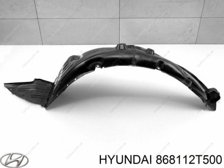 Підкрильник передній Kia/Hyundai 868102P500