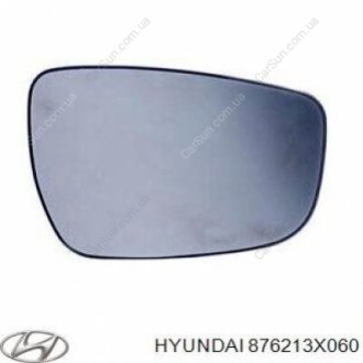 Стекло зеркала прав. (электр./с обогр.) Kia/Hyundai 876213X060
