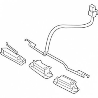 Ліхтар номерного знака Kia/Hyundai 925013W000