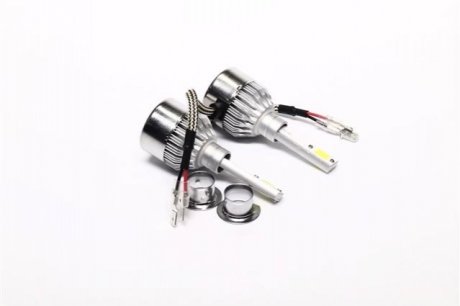 Лампа LED H1 12V радіатор з вентил. (метал. корпус) 6000К, C6 Китай 370045000 (фото 1)