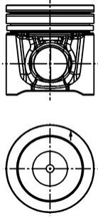 Поршень KOLBENSCHMIDT 40040600