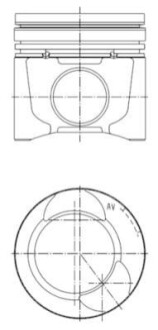 Поршень KOLBENSCHMIDT 40074600