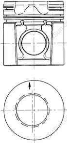 Поршень KOLBENSCHMIDT 40234650