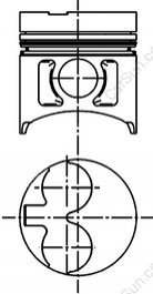 Поршень KOLBENSCHMIDT 40253620