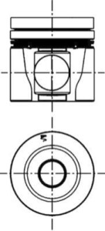 Поршень Ø108Mm Volvo, Renault, Deutz D7E/d7F/dxi5/dxi7/tcd2013 (Компл. Палець+ Кільця) KOLBENSCHMIDT 40305600