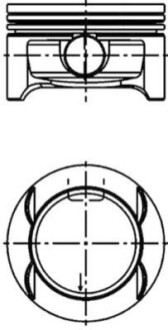 Поршень KOLBENSCHMIDT 40384620