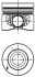 Поршень з кільцями VW 81,26 2,0TDI 16V CAGA,CAGB,CAGC,CAHA,CAHB,CBAA,CBAB,CBBB,CBDA (KS) KOLBENSCHMIDT 40558610 (фото 1)