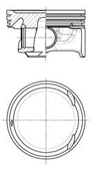 Поршень STD KOLBENSCHMIDT 41487600