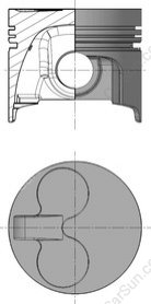 Поршень KOLBENSCHMIDT 41528620