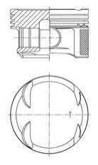 Поршень двигуна MB M271 82,25 KOLBENSCHMIDT 41766620