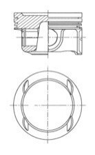 Поршень двигуна OPEL 73.00 1,4 KOLBENSCHMIDT 41784620