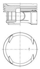 Поршень KOLBENSCHMIDT 41811600