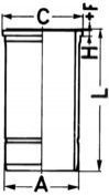 Гільза поршня KOLBENSCHMIDT 89028110