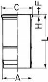 Гільза Ø131*ø144*ø159.6Mm L-272.8Mm H-11.2Mm Volvo Fh12 D12B/d12C/d12D KOLBENSCHMIDT 89593110