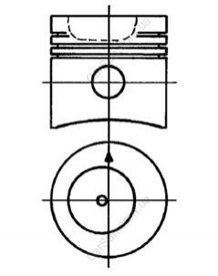 Поршень KOLBENSCHMIDT 90031600