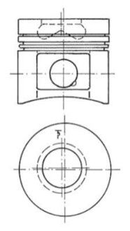 Поршень KOLBENSCHMIDT 91260600