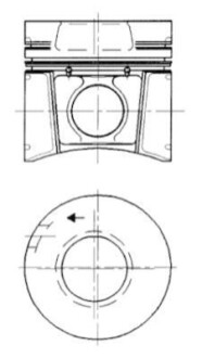 Поршень KOLBENSCHMIDT 91620600