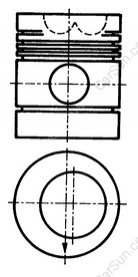 Поршень KOLBENSCHMIDT 92772600