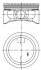 Поршень з кільцями OPEL 86,50 2,2i 16V Z22SE (KS) KOLBENSCHMIDT 94912620 (фото 1)