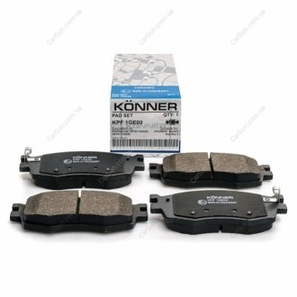 Тормозные колодки дисковые перед. Hyundai Accent 1.4/1.6/Kia Rio II 1.4/1.6 05- - Konner KPF-1GE00 (фото 1)