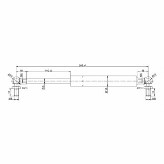 Газовий амортизатор багажника CRV (ED) 10/95- Kraftvoll 09010123