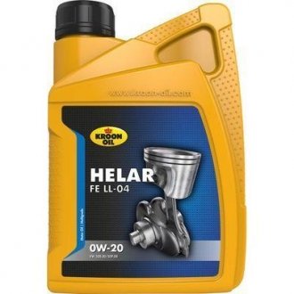Моторное масло Helar FE LL-04 0W-20 1л - KROON OIL 32496