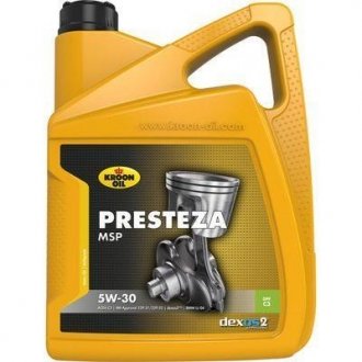 Моторное масло PRESTEZA MSP 5W-30 5л - (000989690617ABDE / 000989690613ABDE) KROON OIL 33229