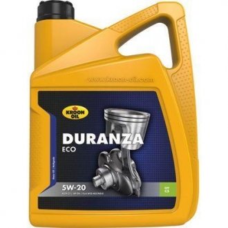 Моторное масло DURANZA ECO 5W-20 5л - (888083477 / 888083322 / 888083051) KROON OIL 35173 (фото 1)