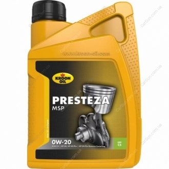 Моторне масло Presteza MSP 0W-20 1л - KROON OIL 36495