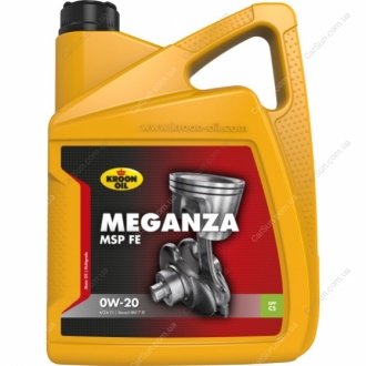 Масло моторное Meganza MSP FE 0W-20 5л KROON OIL 36787 (фото 1)