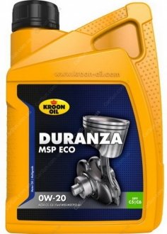 Моторное масло DURANZA MSP ECO 0W-20 1л KROON OIL 37125