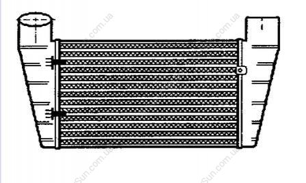 Радиатор интеркуллера, - (6R0145805K / 6R0145805F) Ksp KSP01274 (фото 1)