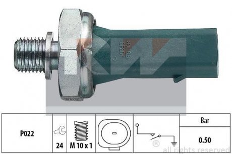 Датчик тиску мастила Kw 500 139 (фото 1)