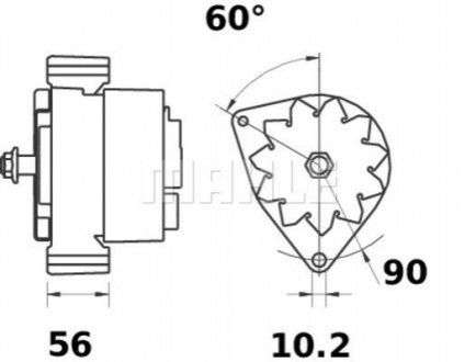 Автозапчасть LETRIKA MG563