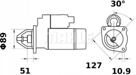 Стартер LETRIKA MS193