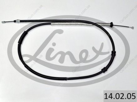 Трос ручн тормоза LINEX 140205 (фото 1)